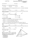 Đề thi KSCL môn Toán lớp 11 năm 2021-2022 có đáp án (Lần 2) - Trường THPT Tiên Du số 1 (Mã đề 102)