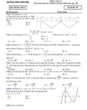 Đề thi KSCL tháng 10 môn Toán 12 năm 2019-2020 - Trường THPT Trần Phú