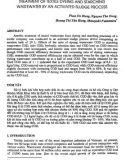 Treatment of textile dyeing and starching wastewater by an activated sludge process