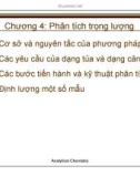 Bài giảng Cơ sở hóa phân tích môi trường: Chương 4