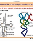 Di truyền học phân tử và tế bào : Liên kết hóa học của các đại phân tử sinh học part 8