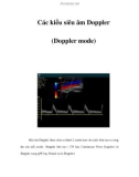 Các kiểu siêu âm Doppler (Doppler mode)