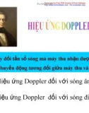 Bài giảng: Hiệu ứng Doppler