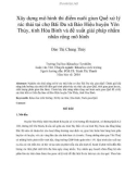 Xây dựng mô hình thí điểm nuôi giun Quế xử lý rác thải tại chợ Bãi Đa xã Bảo Hiệu huyện Yên Thủy, tỉnh Hòa Bình và đề xuất giải pháp nhằm nhân rộng mô hình