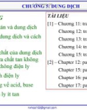 Bài giảng Hoá đại cương: Chương 5 - Nguyễn Văn Hòa (2022)