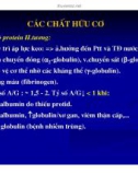 Bài giảng sinh hóa - Máu và dịch não part 4