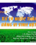 Bài giảng Vi sinh vật môi trường (TS. Lê Quốc Tuấn) - Chương 5