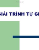 GIẢI TRÌNH TỰ GEN