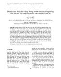 Dự báo biến động đáy sông, đường bờ khi nạo vét thông luồng khu neo đậu tàu thuyền tránh trú bão cửa biển Phan Rí