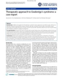 Báo cáo y học: Therapeutic approach to Gradenigo's syndrome: a case report.