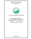 Đề cương chi tiết học phần: Ngoại - Sản thú y (Dùng cho chuyên ngành Chăn nuôi Thú y)