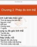 Bài giảng Tinh thể và khoáng vật - Chương 2: Phép đo tinh thể