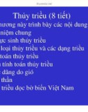 Kỹ thuật bờ biển - Thủy triều part 1