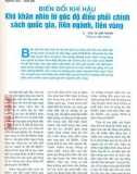 Biến đổi khí hậu Khó khăn nhìn từ góc độ điều phối chính sách quốc gia, liên ngành, liên vùng