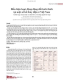 Biểu hiện hoạt động động đất kích thích tại một số hồ thủy điện ở Việt Nam