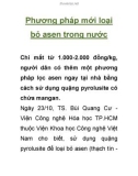 Phương pháp mới loại bỏ asen trong nước