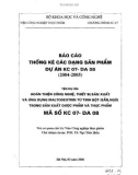 BÁO CÁO KINH TẾ KỸ THUẬT LÒ ĐỐT RÁC CÔNG NGHIỆP CÔNG SUẤT 80 KG/H (phân cuối )