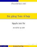 Bài giảng Toán tổ hợp: Chương 2 - Nguyễn Anh Thi