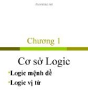 Bài giảng Toán rời rạc - Chương 1: Cơ sở Logic