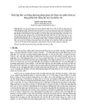 Thiết lập đầu vào bằng phương pháp ghép nối khâu cho phần mềm tự động phân tích động lực học hệ nhiều vật