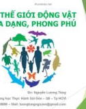 Bài giảng Bài 1: Thế giới động vật đa dạng, phong phú