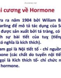 Đại cương về Hormone