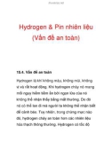 Hydrogen & Pin nhiên liệu (Vấn đề an toàn)