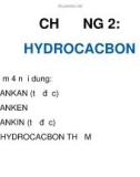 Bài giảng Hóa đại cương - Chương 2: Hydrocacbon