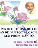 Bài giảng Tư tưởng Hồ Chí Minh: Chương 2 - ĐH Thương Mại