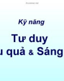 Kỹ năng Tư duy Hiệu quả & Sáng tạo