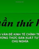 Bài giảng: kinh tế chính trị - chương 3