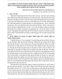 Quan điểm của đảng về phát triển đội ngũ giảng viên trong đổi mới căn bản bản toàn diện giáo dục, đào tạo tại trường Đại học Công nghiệp Thực phẩm Tp. Hồ Chí Minh