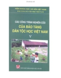 Bảo tàng dân tộc học Việt Nam và các công trình nghiên cứu