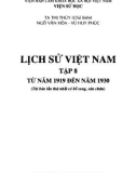 Nghiên cứu lịch sử các thời kỳ Việt Nam (Tập 8): Phần 1