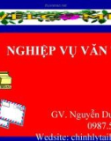 Bài giảng Nghiệp vụ văn thư