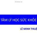 Bài giảng Tâm lý học sức khỏe