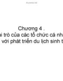 Bài giảng Du lịch sinh thái: Chương 4 - PGS.TS Nguyên Văn Mạnh