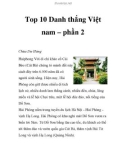 Top 10 Danh thắng Việt nam – phần 2