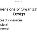 Organization theory and design: Lecture 3