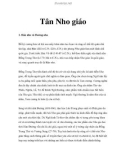 Nho giáo đại cương - Tân Nho giáo