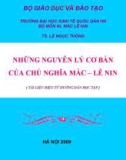 Bài giảng Những NLCB của CN Mác – Lênin: Chương I - TS. Lê Ngọc Thông