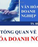 Bài giảng Văn hóa doanh nghiệp: Tổng quan văn hóa doanh nghiệp