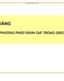 Bài giảng: Phương pháp đánh giá trong giáo dục