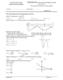Đề thi thử THPTQG lần 3 năm học 2017-2018 môn Toán - Sở GD&ĐT Hà Tĩnhh - Mã đề 103