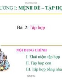 Bài giảng Đại số 10 - Bài 2: Tập hợp