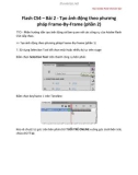 Học Adobe Flash CS4 căn bản Flash CS4 – Bài 2 - Tạo ảnh động theo phương pháp Frame-By-Frame (phần 2)
