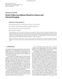 Báo cáo hóa học: Research Article Active Video Surveillance Based on Stereo and Infrared Imaging