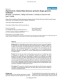 Báo cáo y học: Asymmetric relationships between proteins shape genome evolution