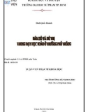 Luận văn Thạc sĩ Khoa học: Hàm số và đồ thị trong dạy học Toán ở trường phổ thông