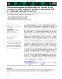 Báo cáo khoa học: Homologous desensitization of guanylyl cyclase A, the receptor for atrial natriuretic peptide, is associated with a complex phosphorylation pattern